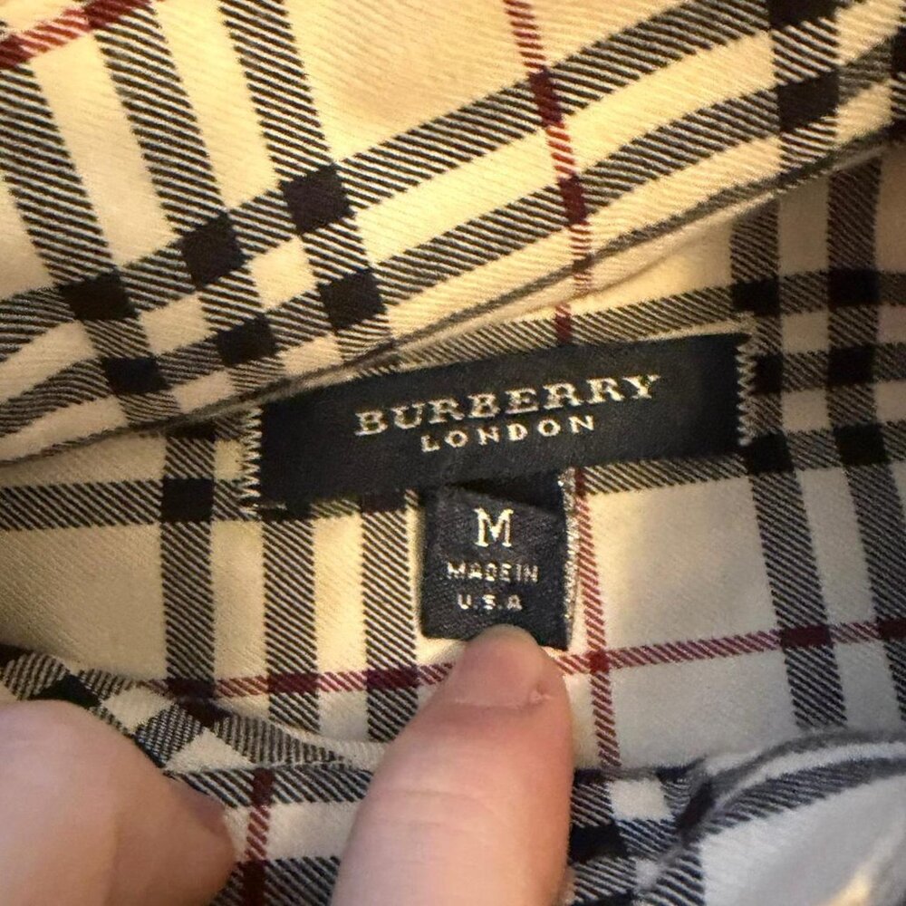 Burberry London Nova Check long-sleeve button-down shirt - Picture 5 of 12